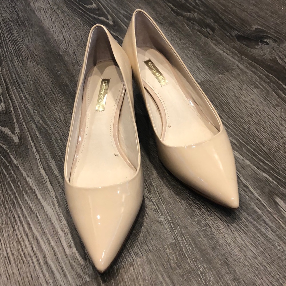 Beige heels